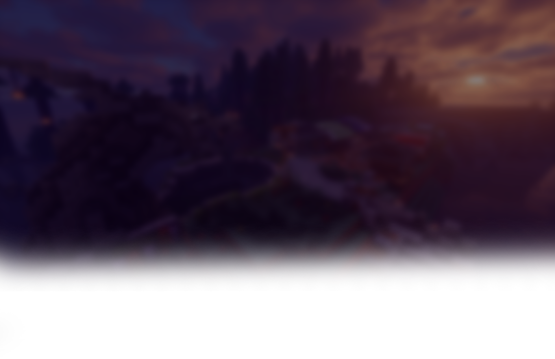 Fantasy floating islands with glowing castles